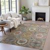 Piper Looms Chantille Panel ACN2050 Sage Machine Washable Area Rug Lifestyle Image Feature