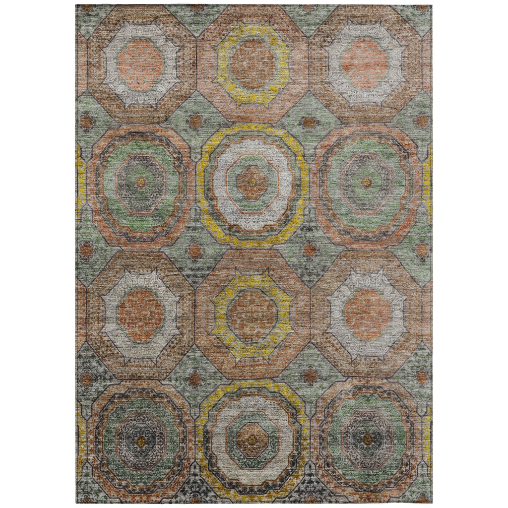 Piper Looms Chantille Panel ACN2050 Sage Machine Washable Area Rug main image