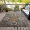 Piper Looms Chantille Panel ACN2050 Sage Machine Washable Area Rug Outdoor Lifestyle Image Feature