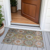 Piper Looms Chantille Panel ACN2050 Sage Machine Washable Area Rug Scatter Outdoor Lifestyle Image Feature