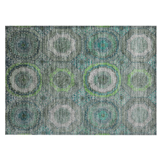 Piper Looms Chantille Panel ACN2050 Teal Machine Washable Area Rug Scatter Main Image