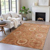 Piper Looms Chantille Panel ACN2050 Terracotta Machine Washable Area Rug Lifestyle Image Feature