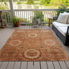 Piper Looms Chantille Panel ACN2050 Terracotta Machine Washable Area Rug Outdoor Lifestyle Image Feature