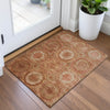 Piper Looms Chantille Panel ACN2050 Terracotta Machine Washable Area Rug Scatter Lifestyle Image Feature