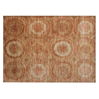 Piper Looms Chantille Panel ACN2050 Terracotta Machine Washable Area Rug Scatter Main Image