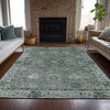 Piper Looms Chantille Global ACN2051 Aloe Machine Washable Area Rug Lifestyle Image Feature