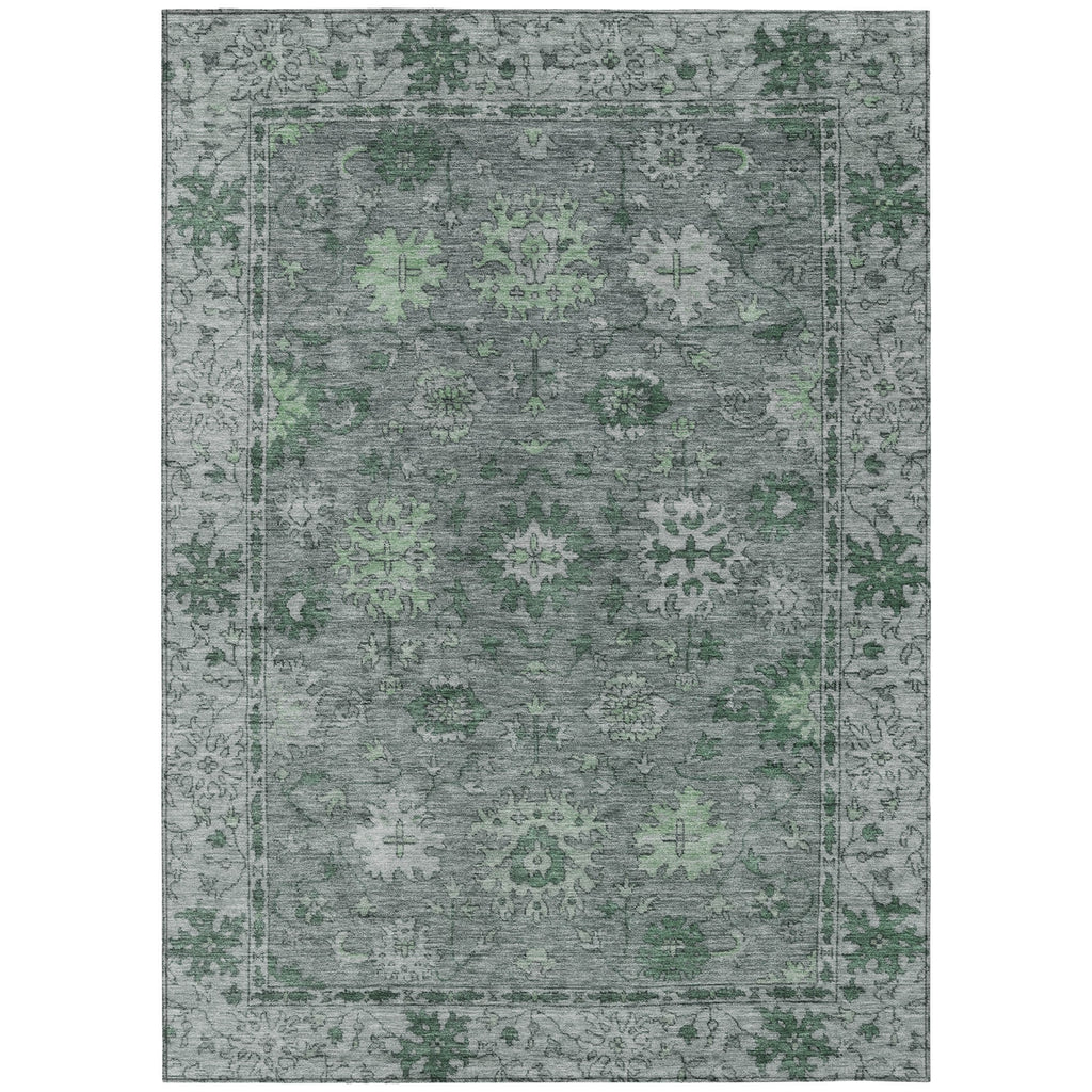 Piper Looms Chantille Global ACN2051 Aloe Machine Washable Area Rug main image