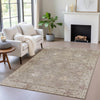 Piper Looms Chantille Global ACN2051 Khaki Machine Washable Area Rug Lifestyle Image Feature
