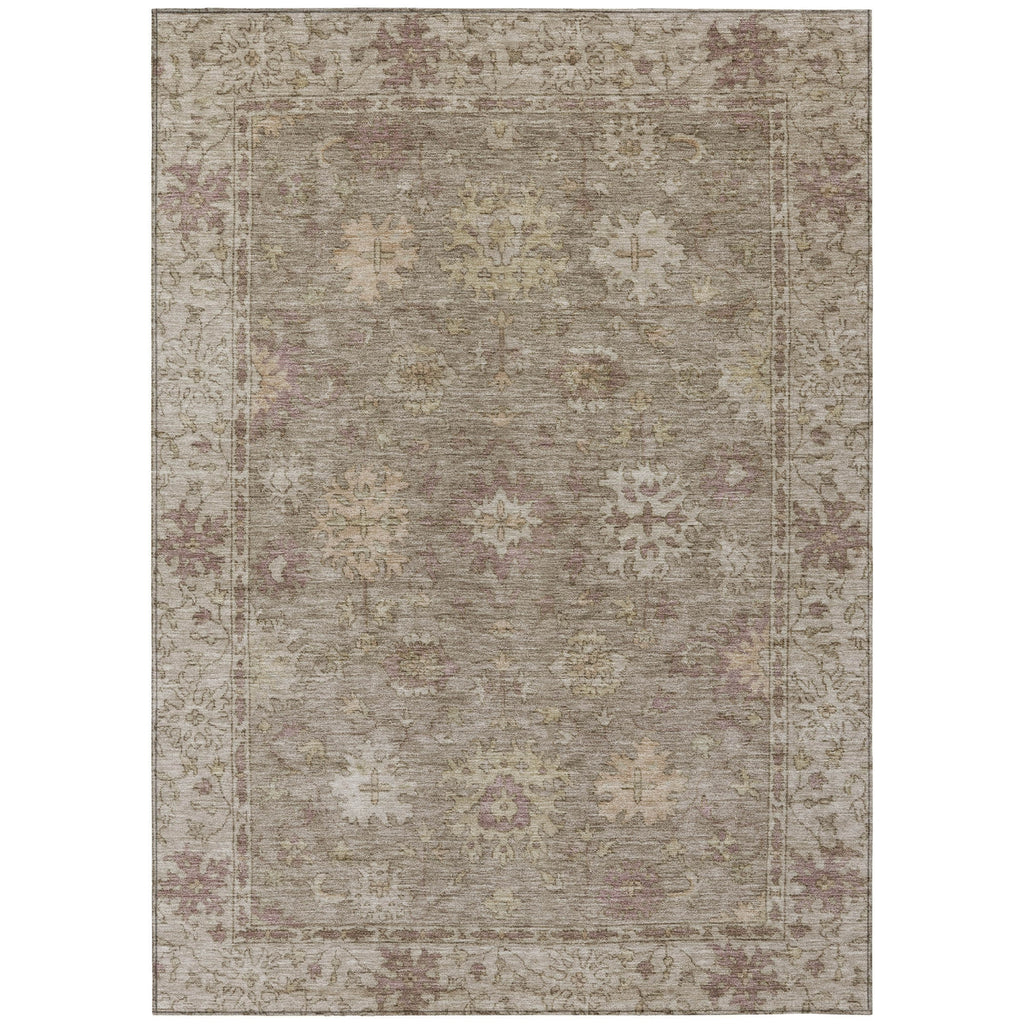 Piper Looms Chantille Global ACN2051 Khaki Machine Washable Area Rug main image