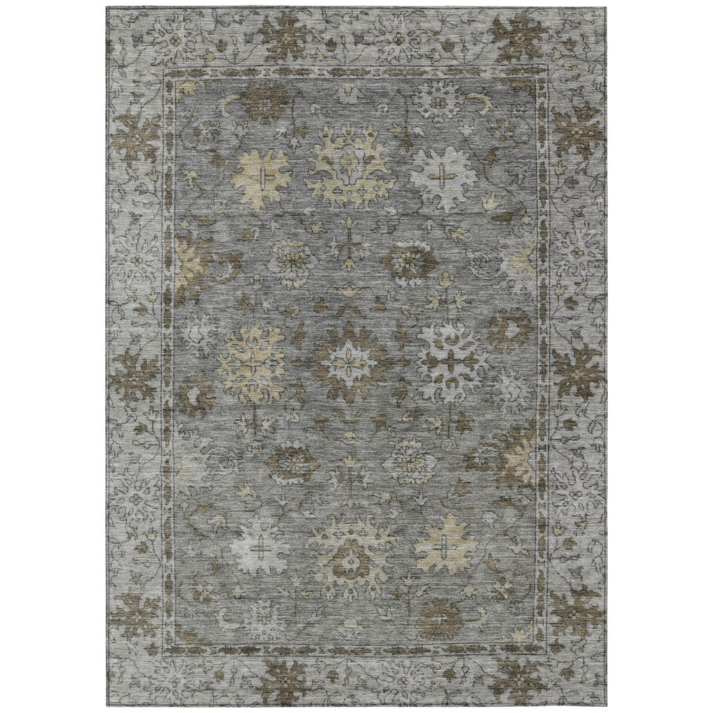 Piper Looms Chantille Global ACN2051 Pewter Machine Washable Area Rug main image