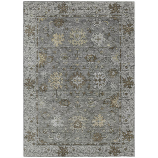 Piper Looms Chantille Global ACN2051 Pewter Machine Washable Area Rug main image