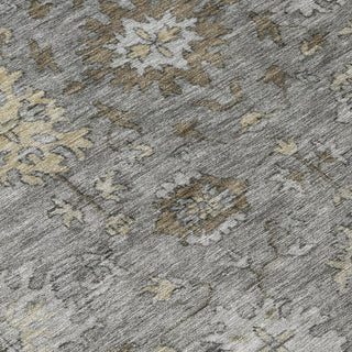 Piper Looms Chantille Global ACN2051 Pewter Machine Washable Area Rug Swatch Image