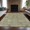 Piper Looms Chantille Global ACN2051 Sage Machine Washable Area Rug Lifestyle Image Feature