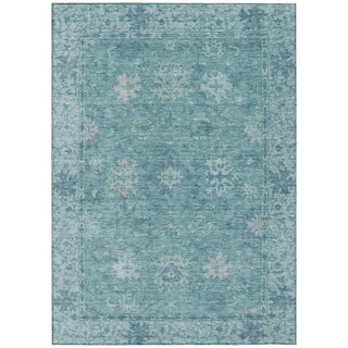 Piper Looms Chantille Global ACN2051 Teal Machine Washable Area Rug main image