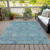 Piper Looms Chantille Global ACN2051 Teal Machine Washable Area Rug Outdoor Lifestyle Image Feature