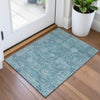 Piper Looms Chantille Global ACN2051 Teal Machine Washable Area Rug Scatter Lifestyle Image Feature