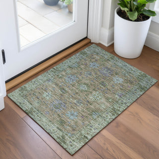 Piper Looms Chantille Global ACN2052 Brown Machine Washable Area Rug Scatter Lifestyle Image Feature