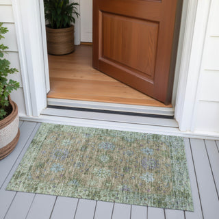 Piper Looms Chantille Global ACN2052 Brown Machine Washable Area Rug Scatter Outdoor Lifestyle Image Feature
