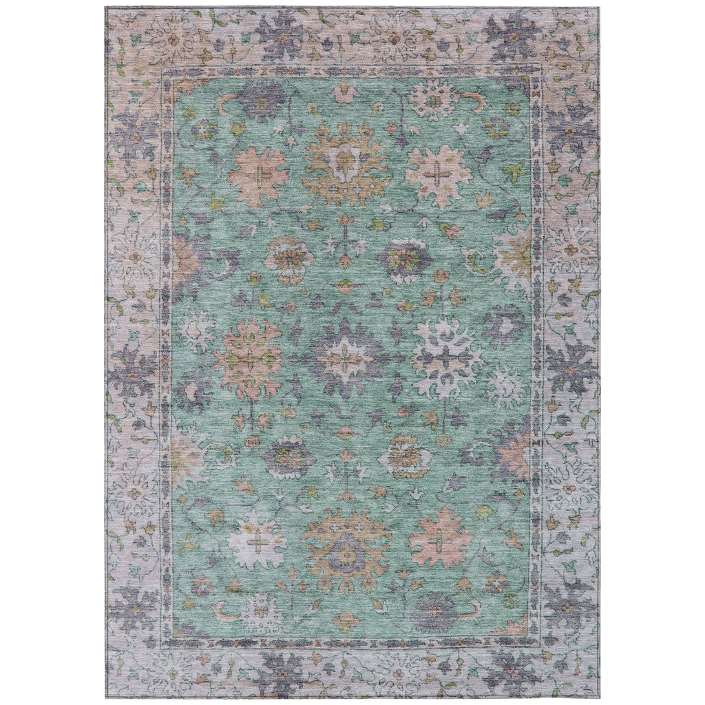 Piper Looms Chantille Global ACN2052 Mint Machine Washable Area Rug main image