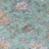 Piper Looms Chantille Global ACN2052 Mint Machine Washable Area Rug Swatch Image