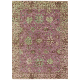 Piper Looms Chantille Global ACN2052 Pink Machine Washable Area Rug main image
