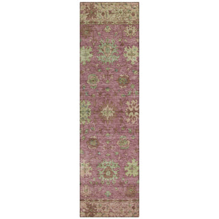 Piper Looms Chantille Global ACN2052 Pink Machine Washable Area Rug Runner Main Image
