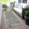 Piper Looms Chantille Global ACN2052 Sage Machine Washable Area Rug Runner Outdoor Lifestyle Image Feature