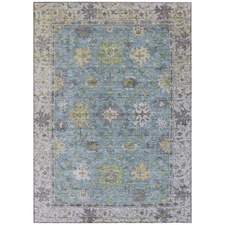 Piper Looms Chantille Global ACN2052 Seafoam Machine Washable Area Rug main image