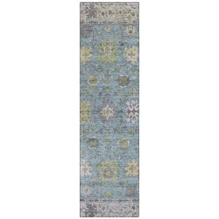 Piper Looms Chantille Global ACN2052 Seafoam Machine Washable Area Rug Runner Main Image