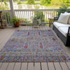 Piper Looms Chantille Americana ACN2053 Blue Machine Washable Area Rug Outdoor Lifestyle Image Feature