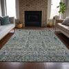 Piper Looms Chantille Americana ACN2053 Brown Machine Washable Area Rug Lifestyle Image Feature