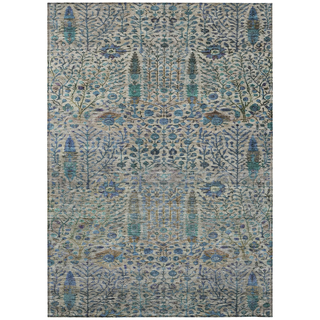 Piper Looms Chantille Americana ACN2053 Brown Machine Washable Area Rug main image