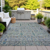 Piper Looms Chantille Americana ACN2053 Brown Machine Washable Area Rug Outdoor Lifestyle Image Feature