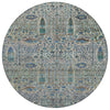 Piper Looms Chantille Americana ACN2053 Brown Machine Washable Area Rug Round Main Image