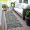 Piper Looms Chantille Americana ACN2053 Brown Machine Washable Area Rug Runner Outdoor Lifestyle Image Feature