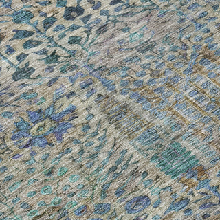 Piper Looms Chantille Americana ACN2053 Brown Machine Washable Area Rug Swatch Image