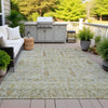 Piper Looms Chantille Americana ACN2053 Linen Machine Washable Area Rug Outdoor Lifestyle Image Feature