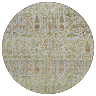 Piper Looms Chantille Americana ACN2053 Linen Machine Washable Area Rug Round Main Image