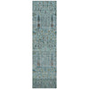 Piper Looms Chantille Americana ACN2053 Teal Machine Washable Area Rug Runner Main Image