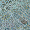 Piper Looms Chantille Americana ACN2053 Teal Machine Washable Area Rug Swatch Image
