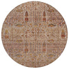 Piper Looms Chantille Americana ACN2053 Terracotta Machine Washable Area Rug Round Main Image