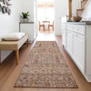 Piper Looms Chantille Americana ACN2053 Terracotta Machine Washable Area Rug Runner Lifestyle Image Feature