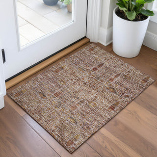 Piper Looms Chantille Americana ACN2053 Terracotta Machine Washable Area Rug Scatter Lifestyle Image Feature