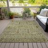 Piper Looms Chantille Americana ACN2053 Wheat Machine Washable Area Rug Outdoor Lifestyle Image Feature