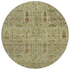 Piper Looms Chantille Americana ACN2053 Wheat Machine Washable Area Rug Round Main Image