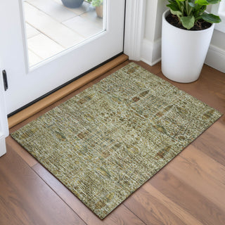 Piper Looms Chantille Americana ACN2053 Wheat Machine Washable Area Rug Scatter Lifestyle Image Feature