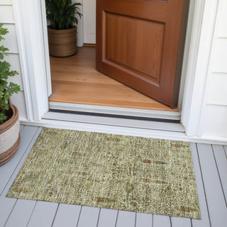 Piper Looms Chantille Americana ACN2053 Wheat Machine Washable Area Rug Scatter Outdoor Lifestyle Image Feature