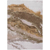 Piper Looms Chantille Abstract ACN2054 Brown Machine Washable Area Rug main image