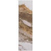 Piper Looms Chantille Abstract ACN2054 Brown Machine Washable Area Rug Runner Main Image