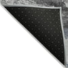 Piper Looms Chantille Abstract ACN2054 Gray Machine Washable Area Rug Backing Image